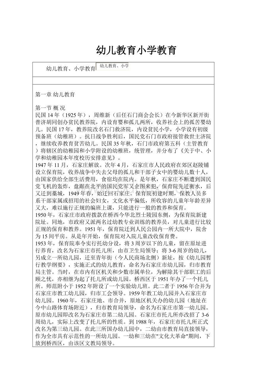 幼儿教育小学教育Word格式文档下载.docx