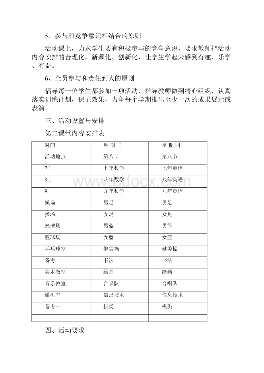 第二课堂活动实施方案.docx_第2页