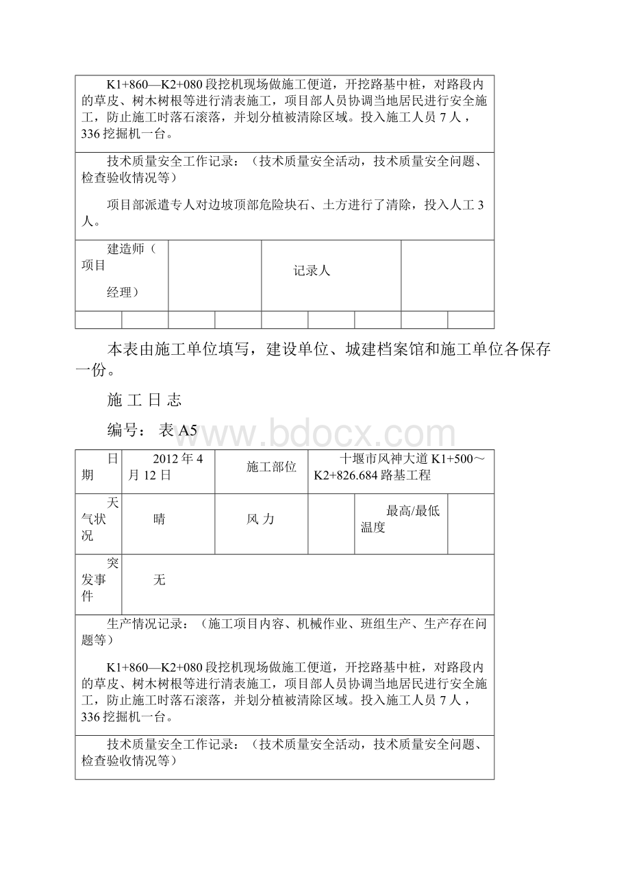 公路工程施工日志范本95267.docx_第3页