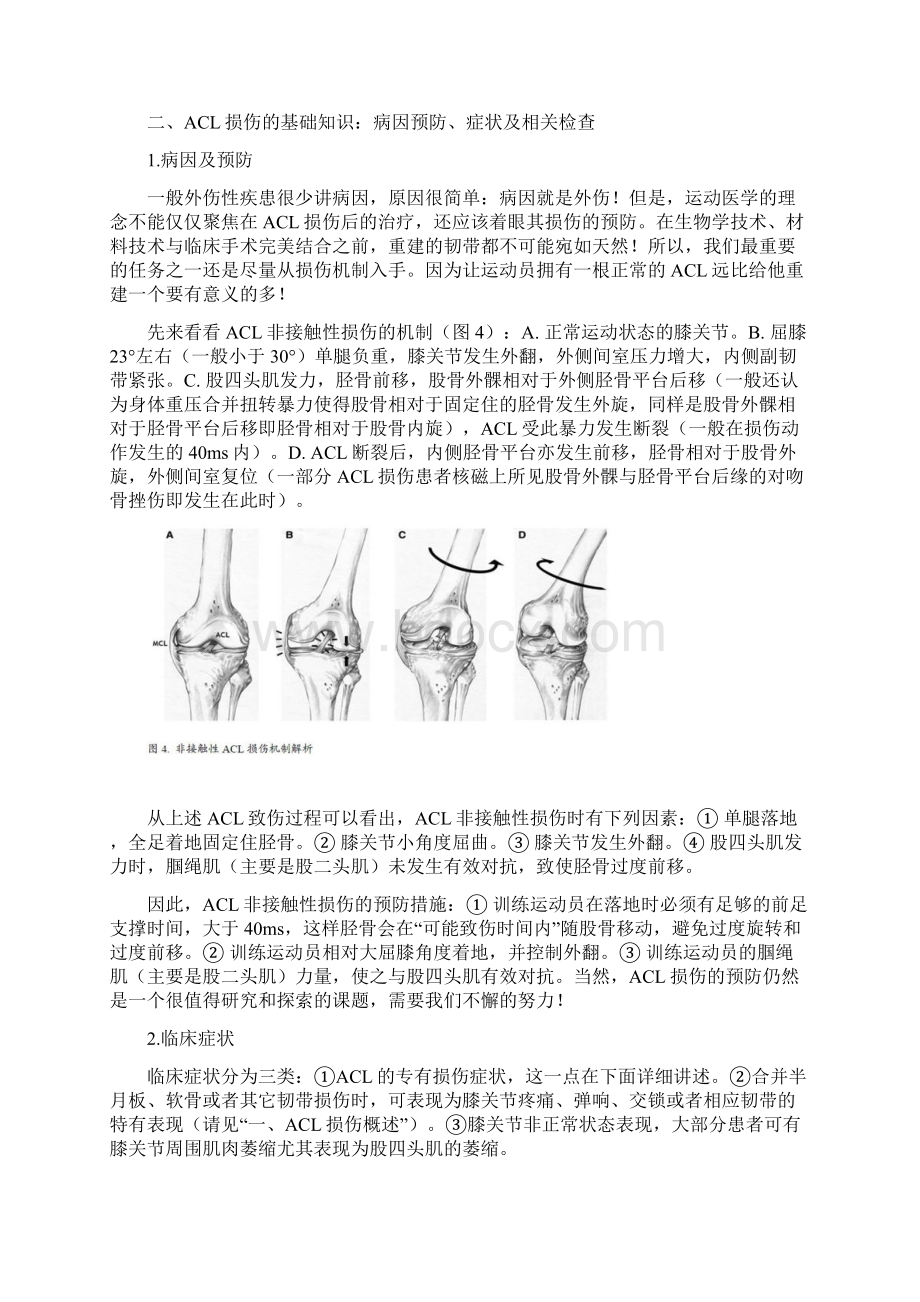 前交叉韧带损伤的预防与治疗概要.docx_第3页