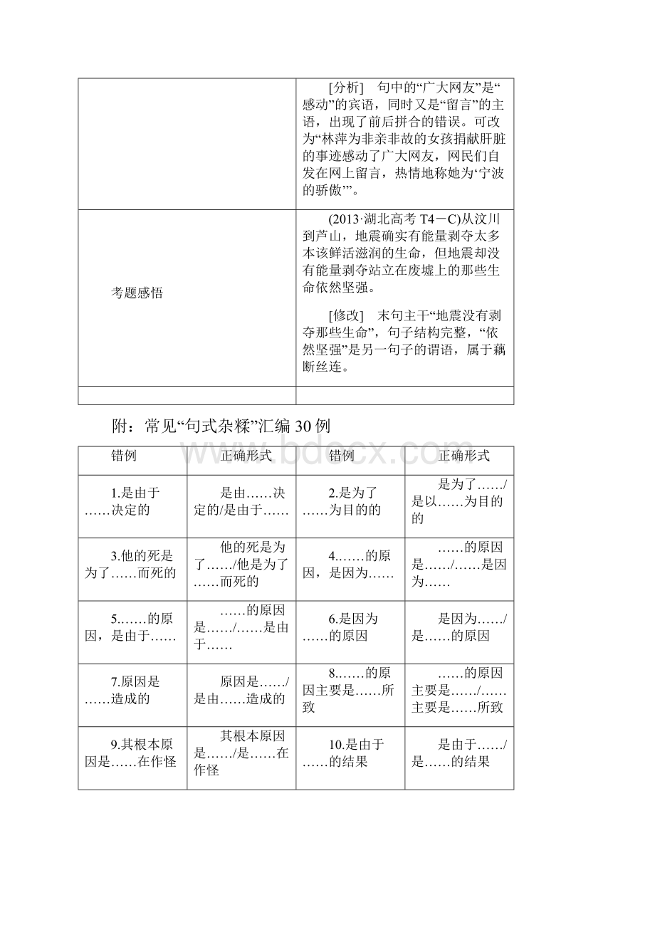 届高三一轮复习讲义 病句 3文档格式.docx_第3页