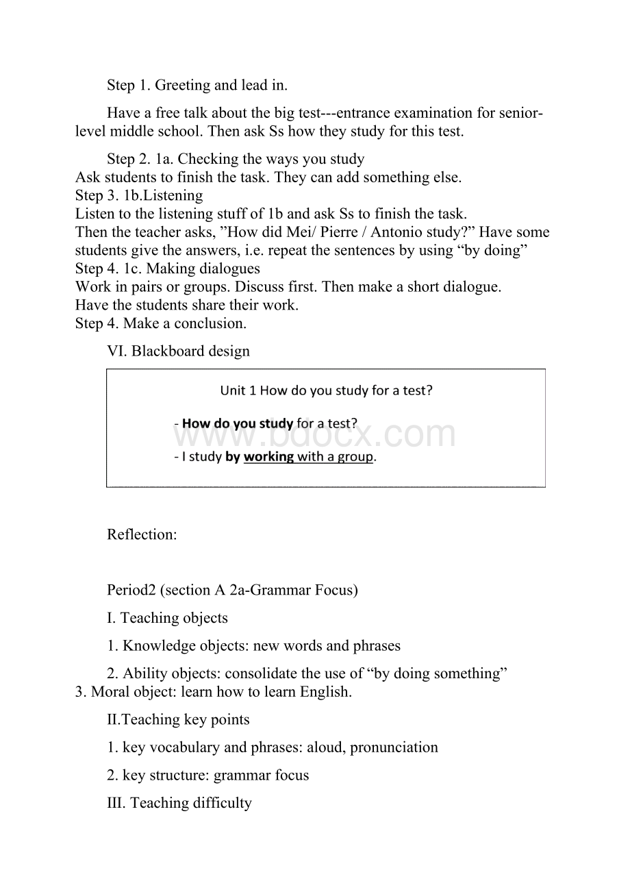 新目标英语九年级上册教案英文版.docx_第2页