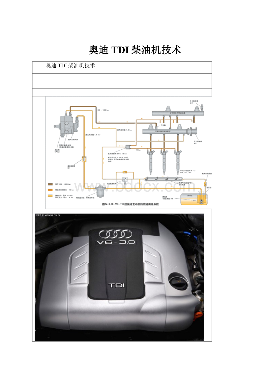 奥迪TDI柴油机技术Word格式文档下载.docx