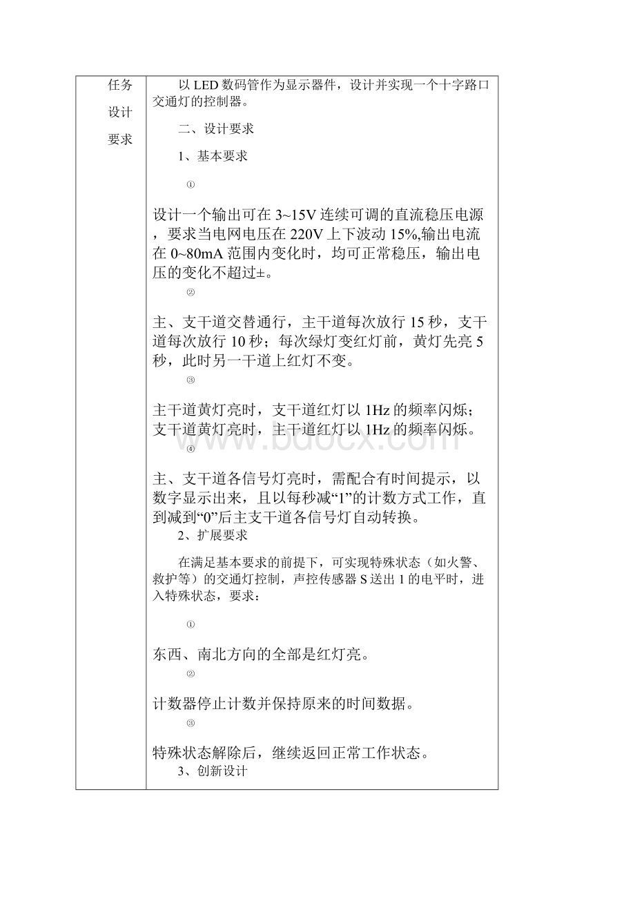 太原理工大学数字逻辑课设交通灯.docx_第2页