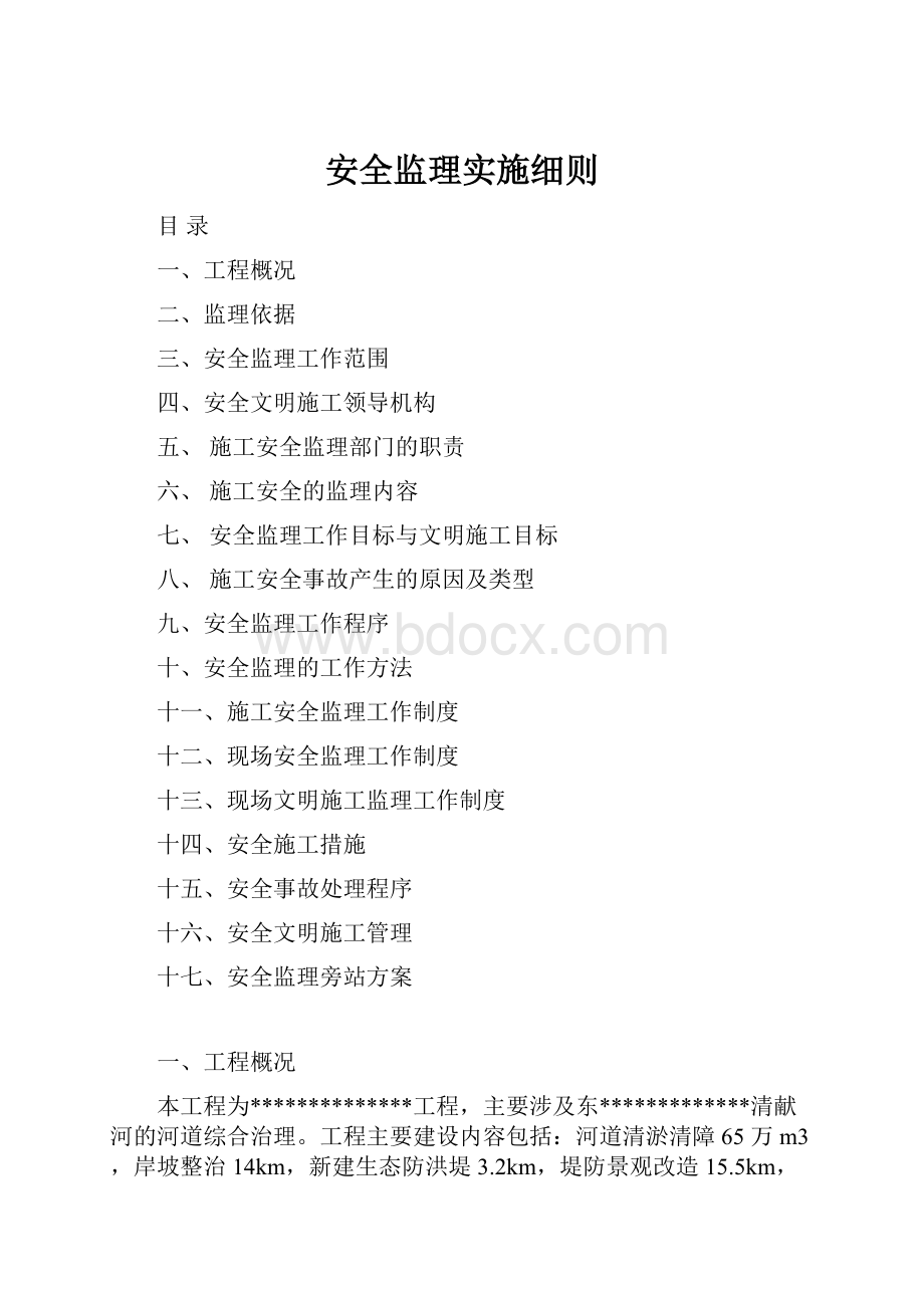 安全监理实施细则Word格式.docx