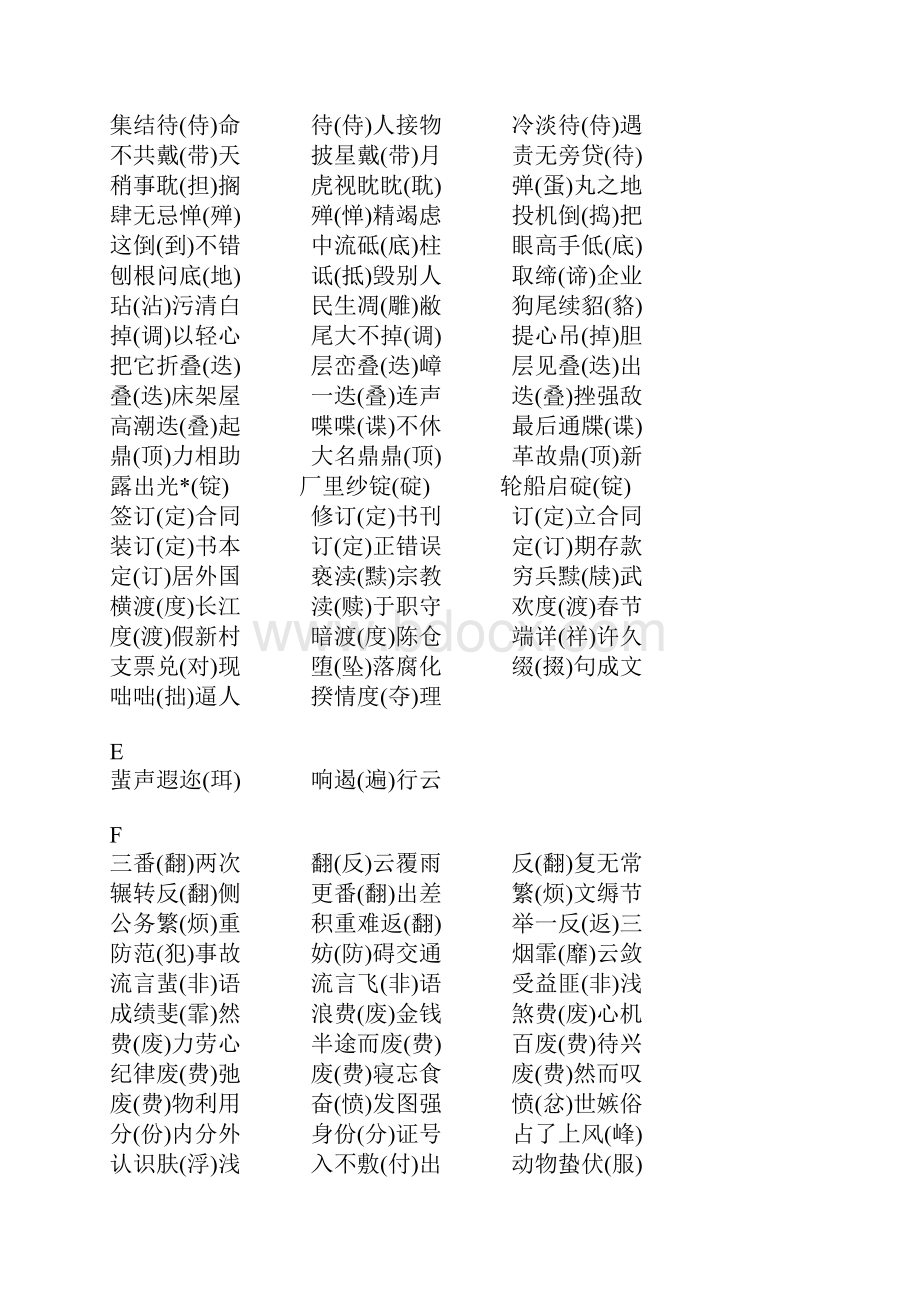 高考常见的错别字汇编.docx_第3页