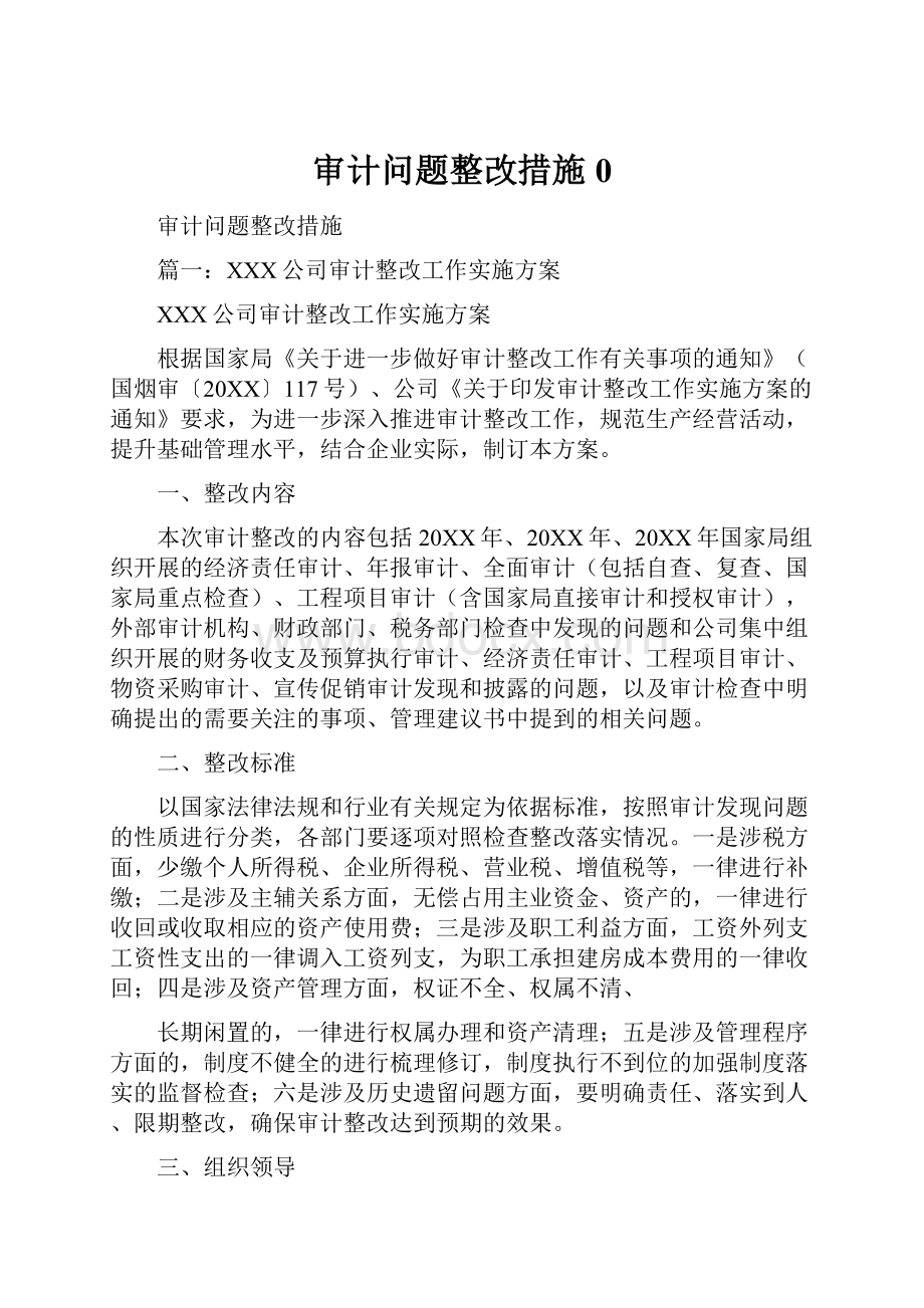 审计问题整改措施0.docx_第1页