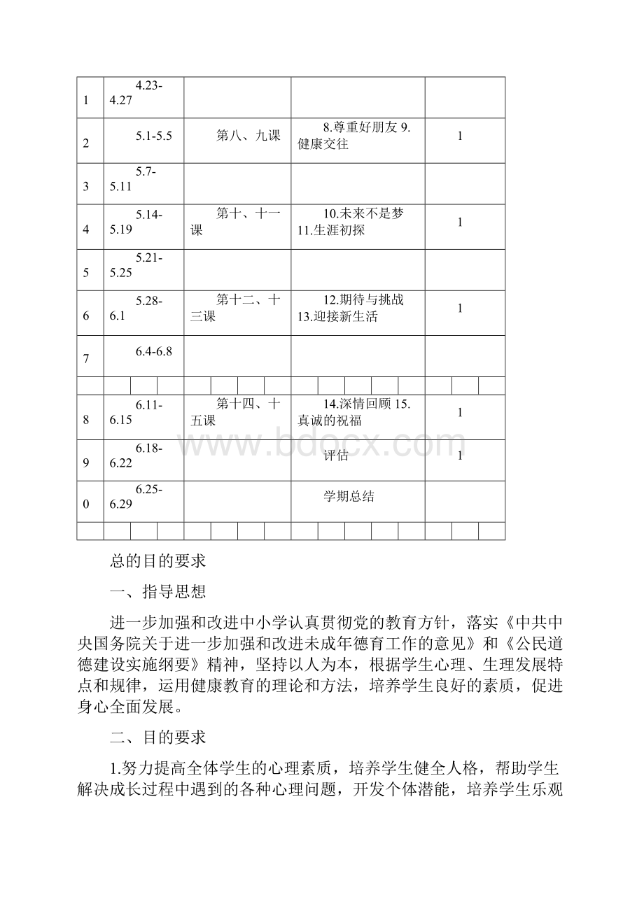 六年级心理健康教案下册备课教案1.docx_第2页