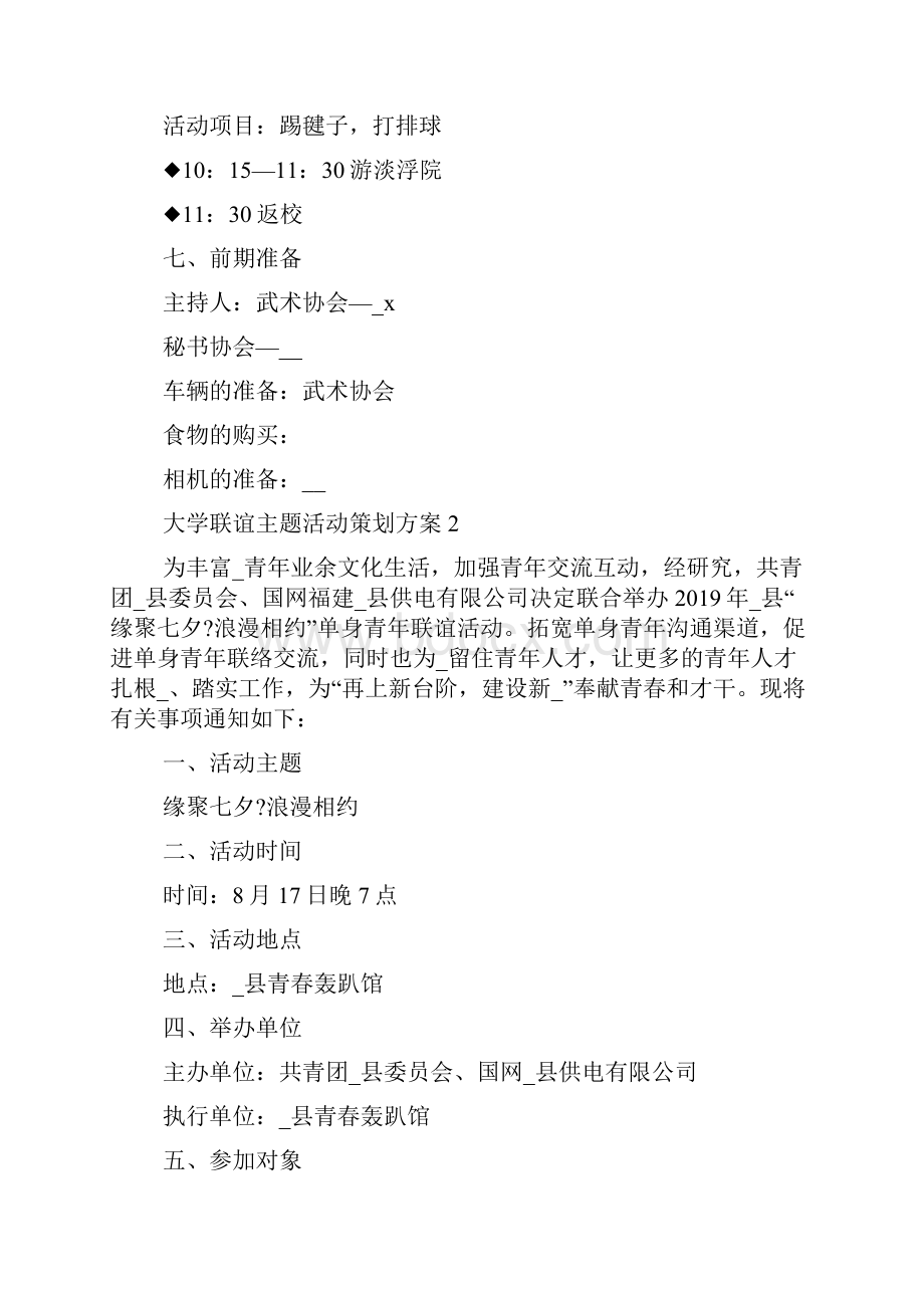 大学联谊主题活动策划方案.docx_第3页