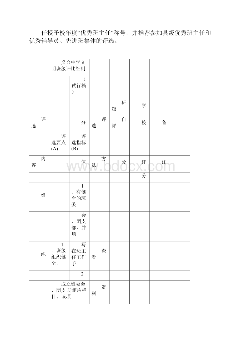 完整word版文明班级创建活动方案docx.docx_第3页