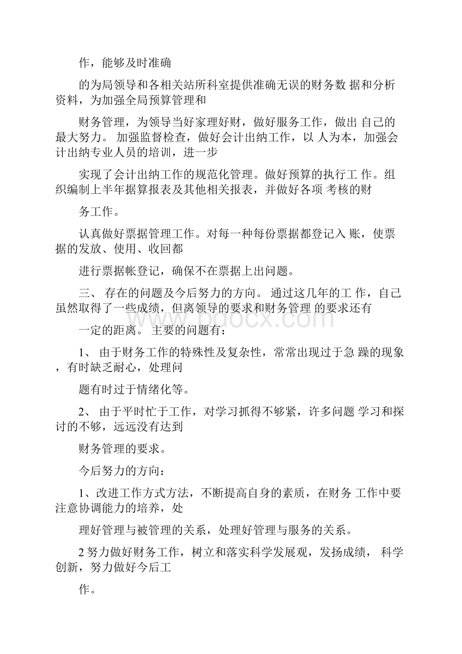 份财务工作总结Word文档下载推荐.docx_第2页