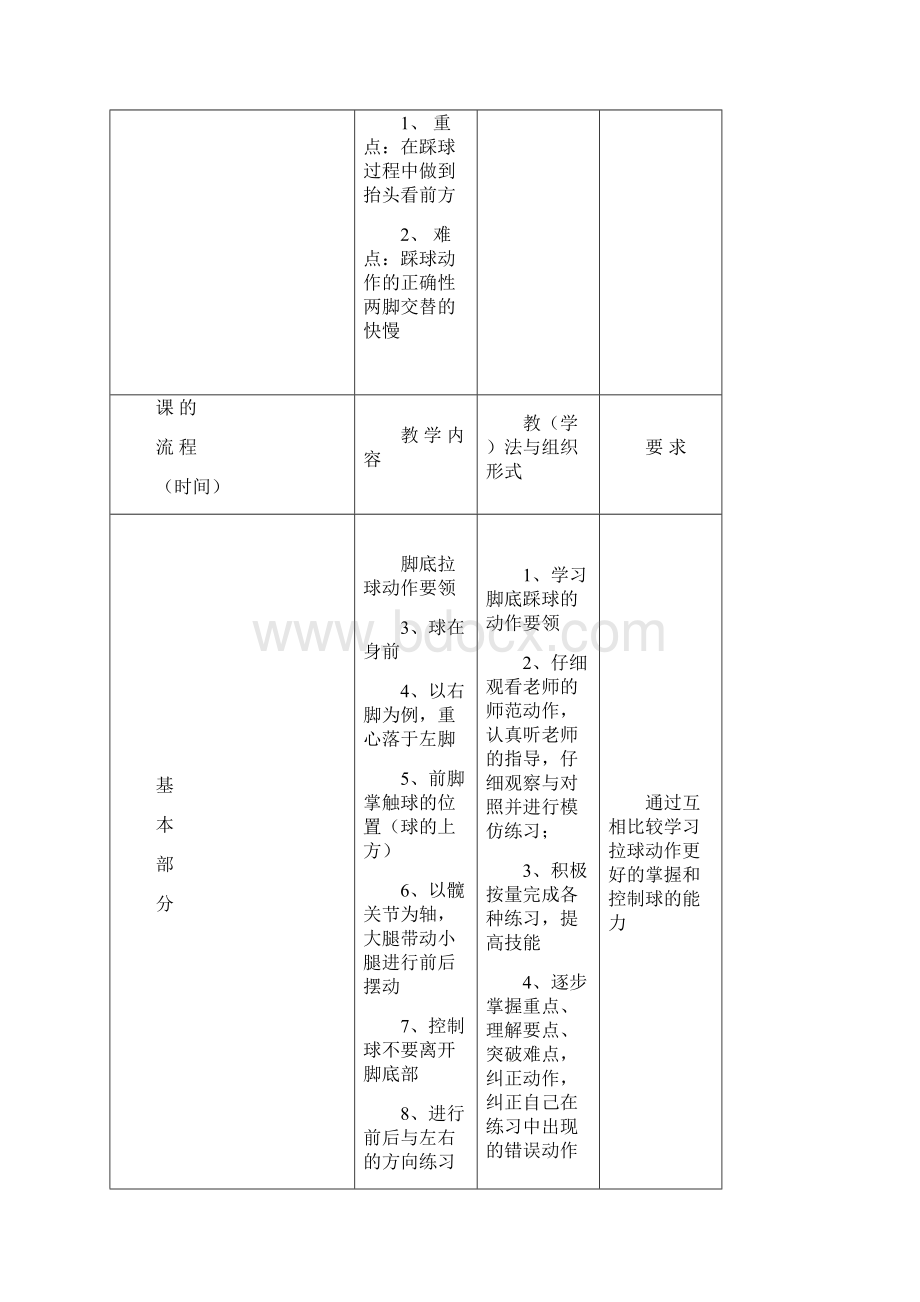 八年级足球球教案word文档良心出品.docx_第3页