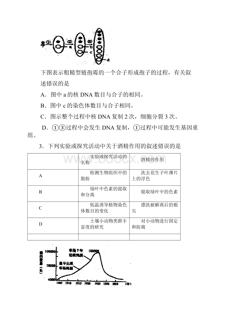 山东省青岛19中届高三上学期期末学习质量检测 理综 Word版含答案.docx_第2页