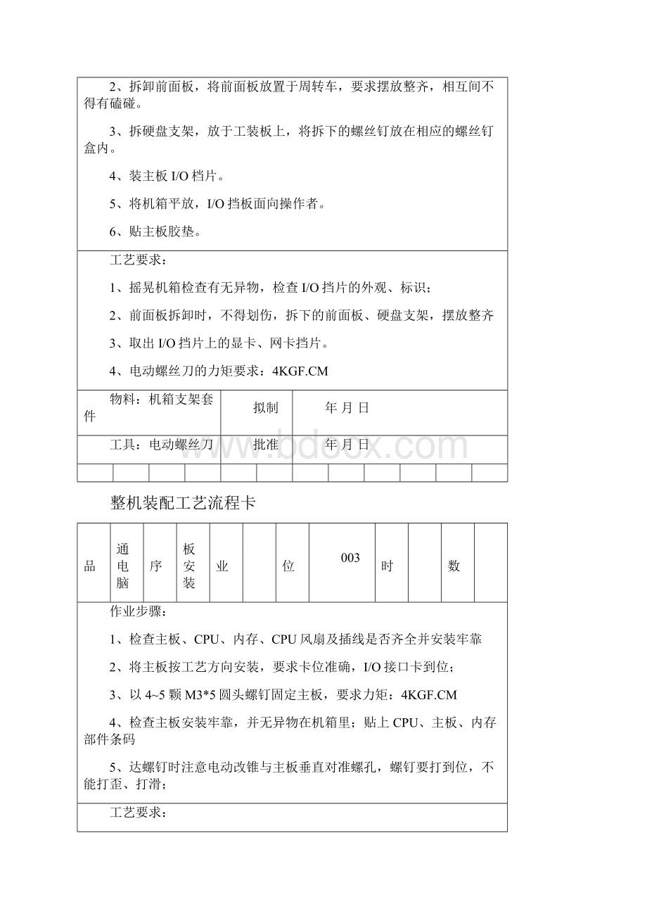 整机装配工艺流程卡.docx_第2页