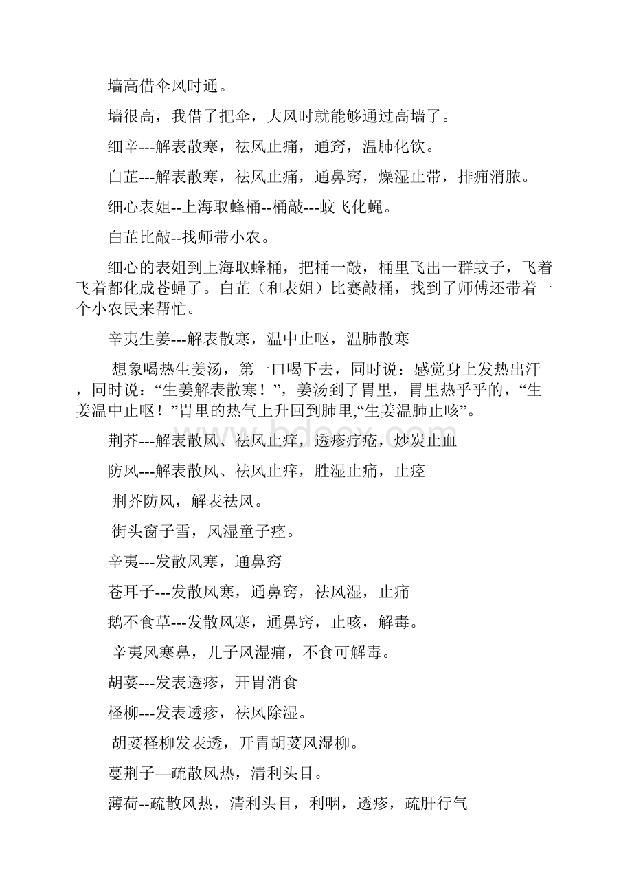 中药功效快快记忆法完整编辑版文档格式.docx_第2页