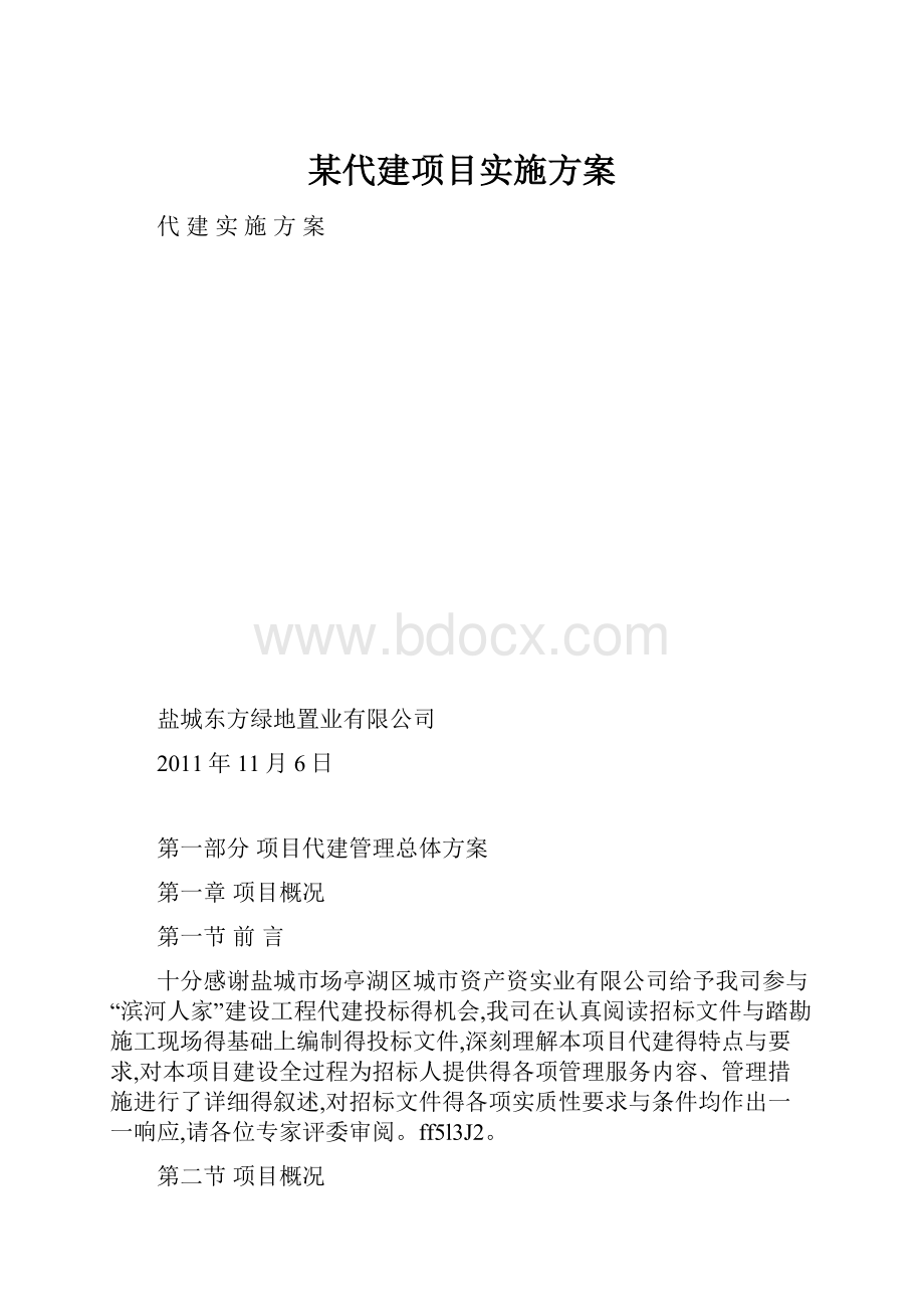 某代建项目实施方案.docx_第1页