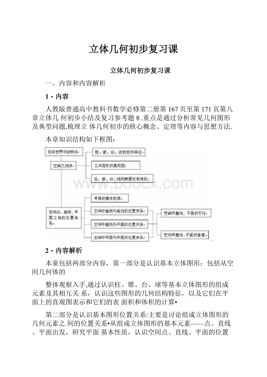 立体几何初步复习课.docx_第1页