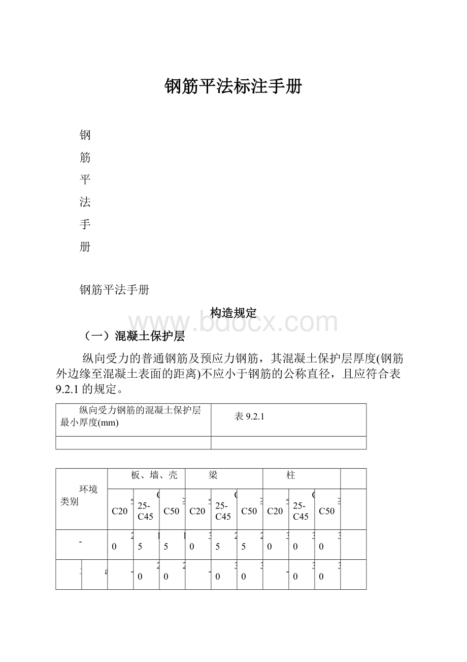 钢筋平法标注手册.docx_第1页