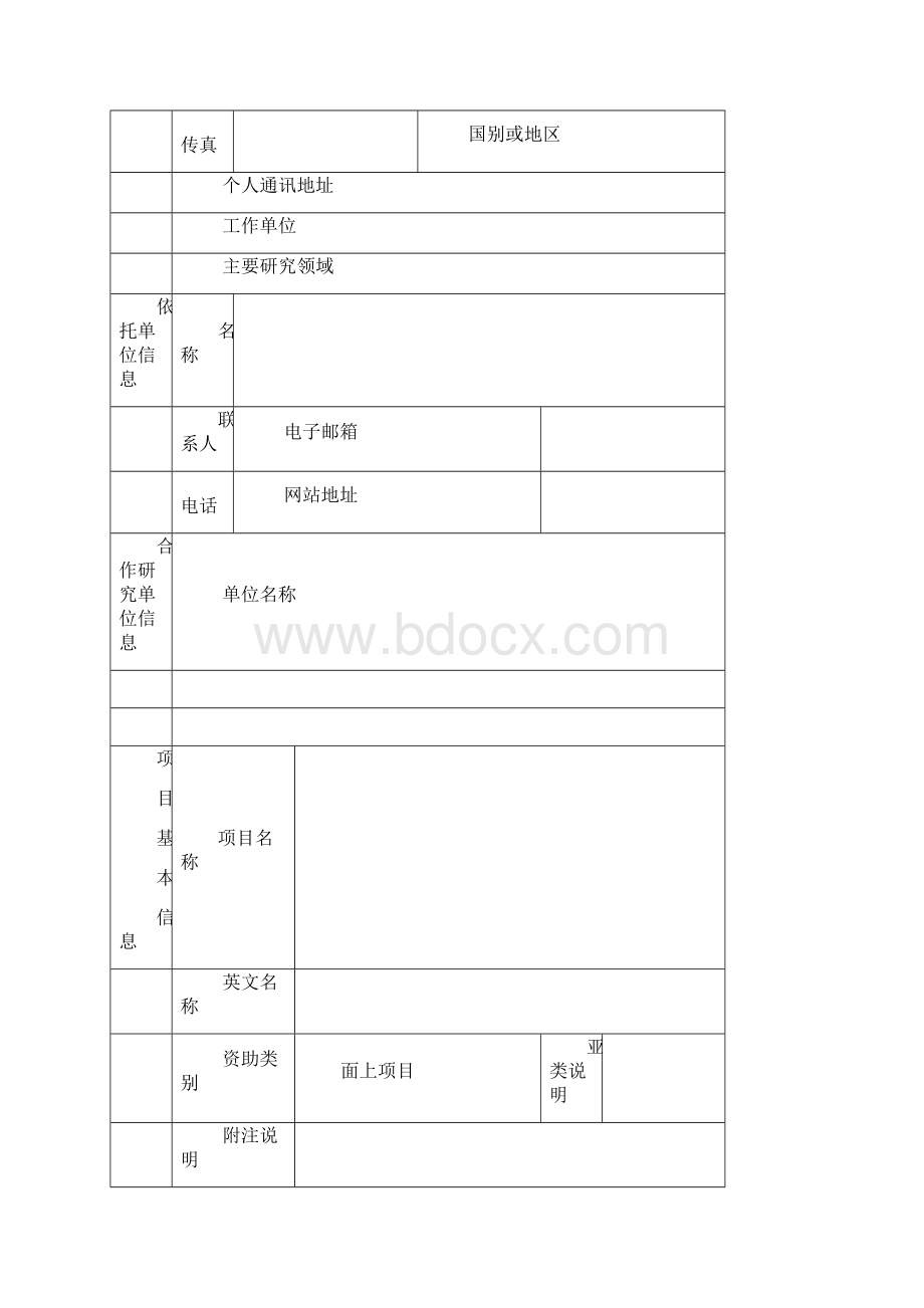 最新完整版国家自然科学基金项目申报书模板.docx_第3页