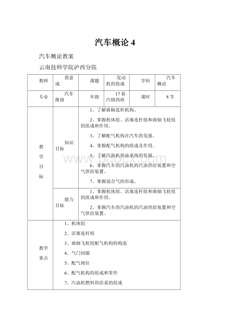 汽车概论 4.docx