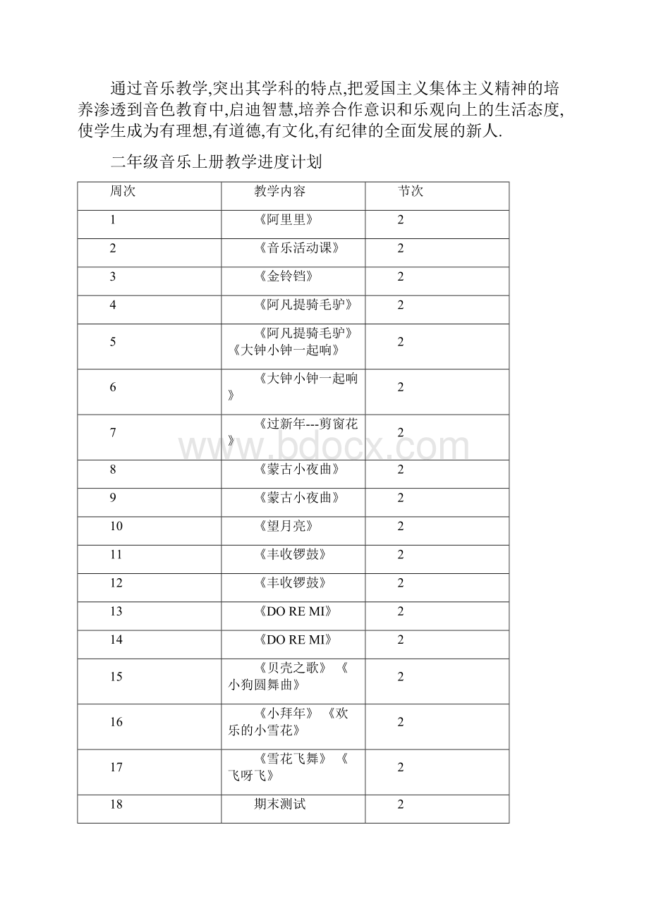 湖南文艺出版社最新版音乐精品教案二年级上册Word文档格式.docx_第2页