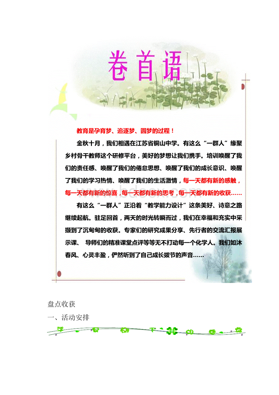 徐州市第三批乡村化学骨干教师研修班第二期活动简报文档格式.docx_第2页