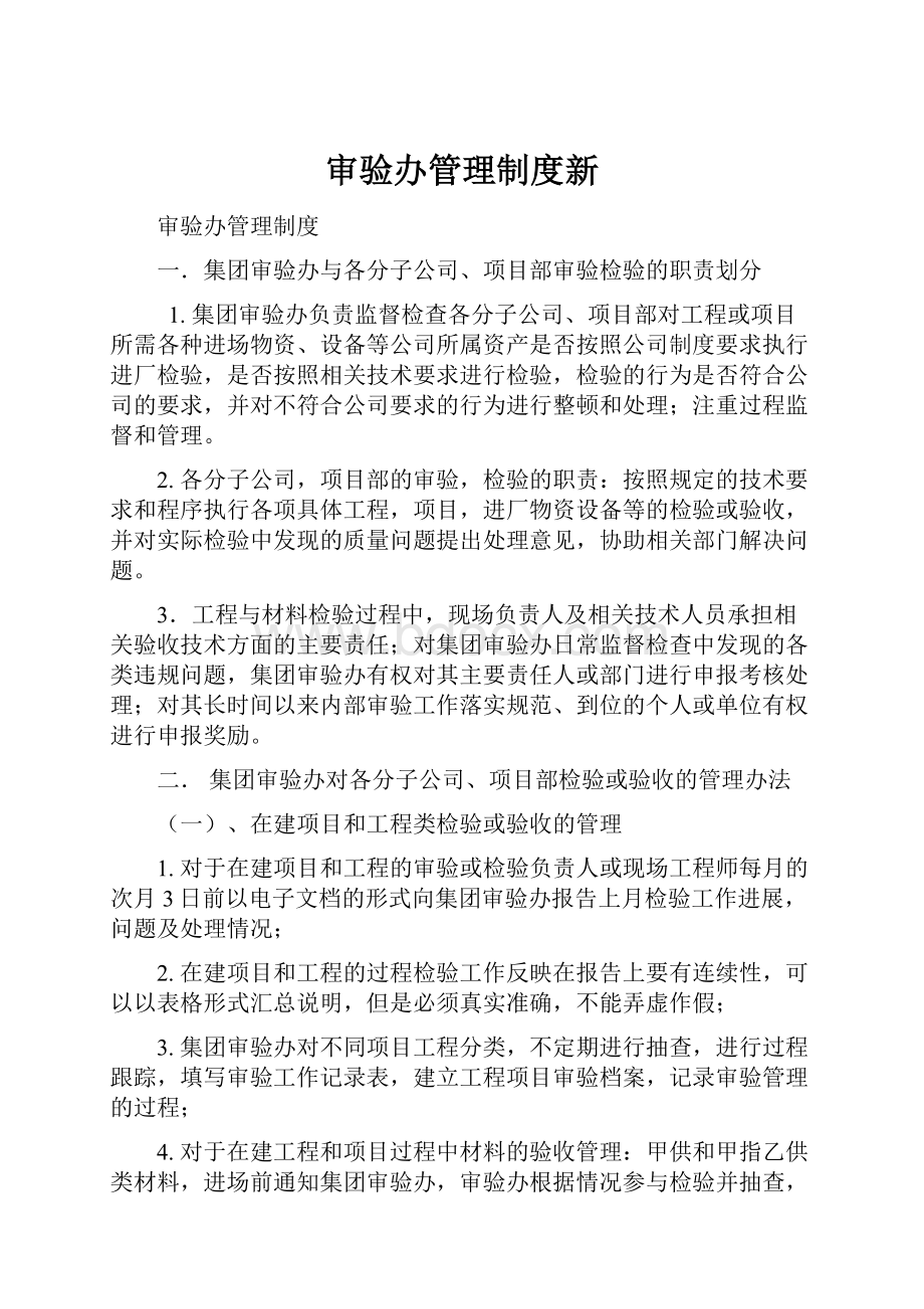 审验办管理制度新文档格式.docx