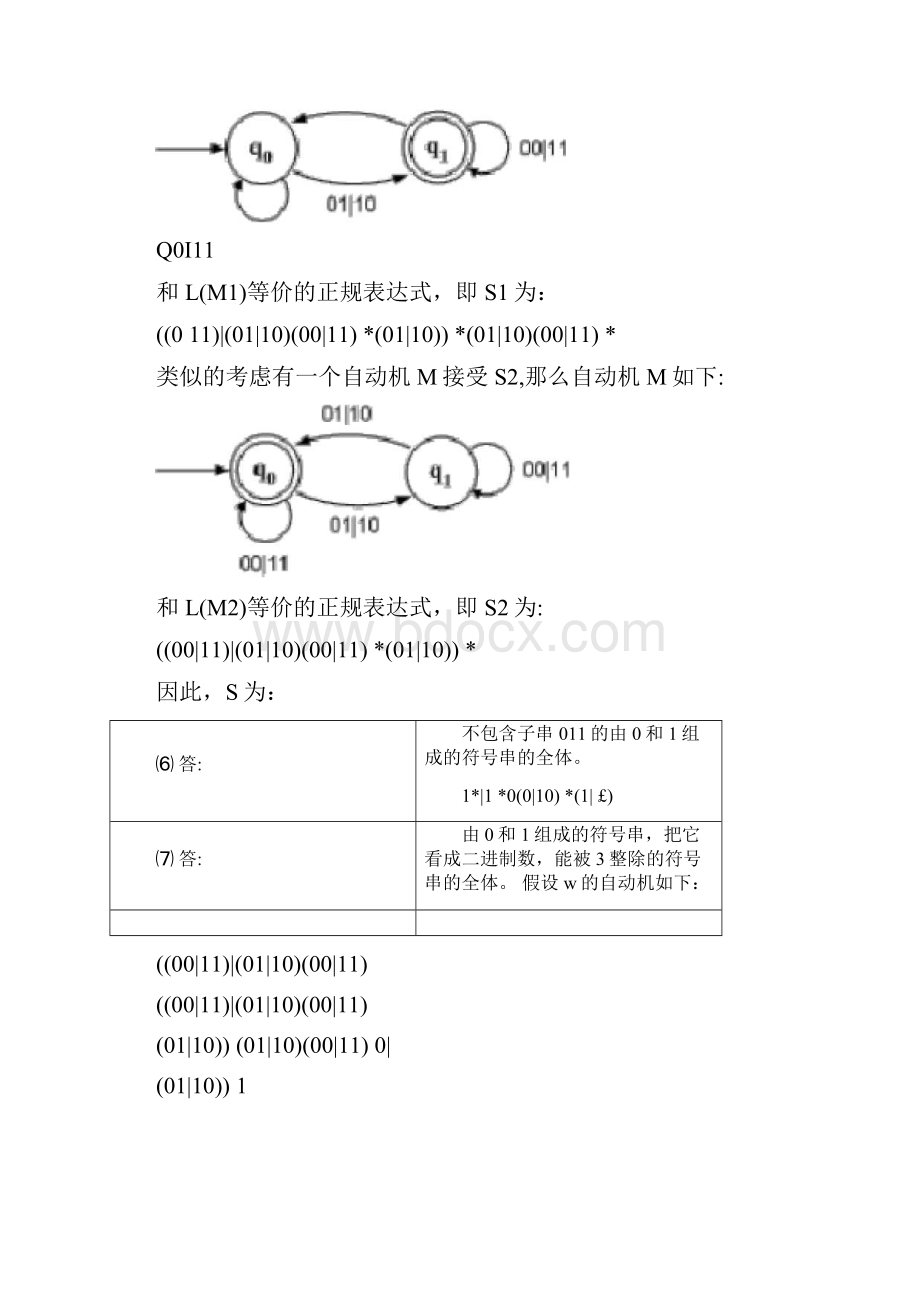 编译原理平时作业答案0415160740Word文档格式.docx_第2页