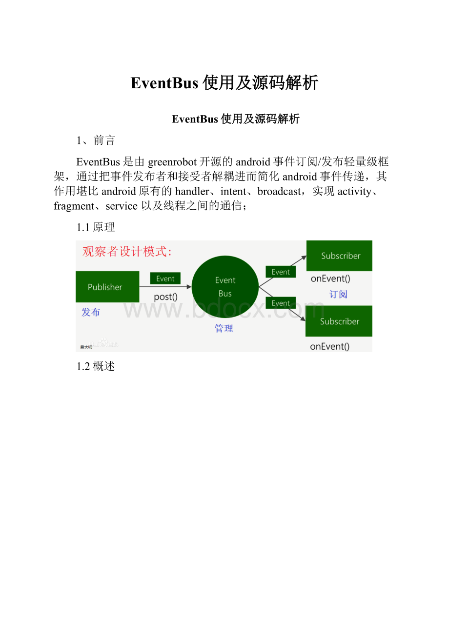 EventBus使用及源码解析Word文档下载推荐.docx