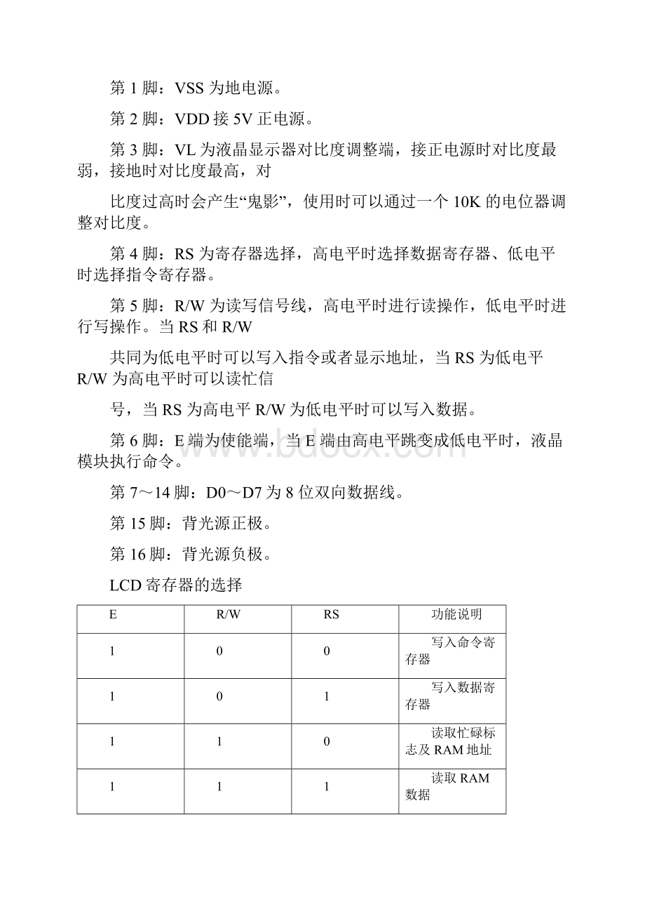 LCD1602工作原理Word下载.docx_第2页