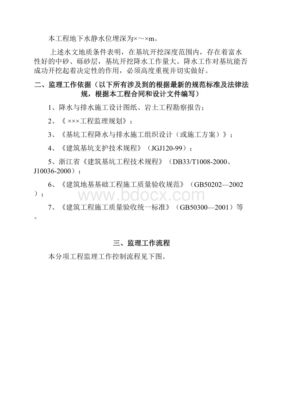 基坑降水与排水工程监理细则.docx_第3页