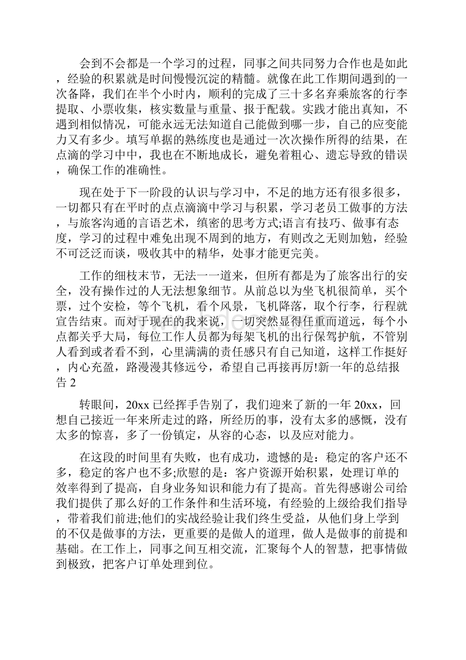 新一年的总结报告Word文档下载推荐.docx_第2页