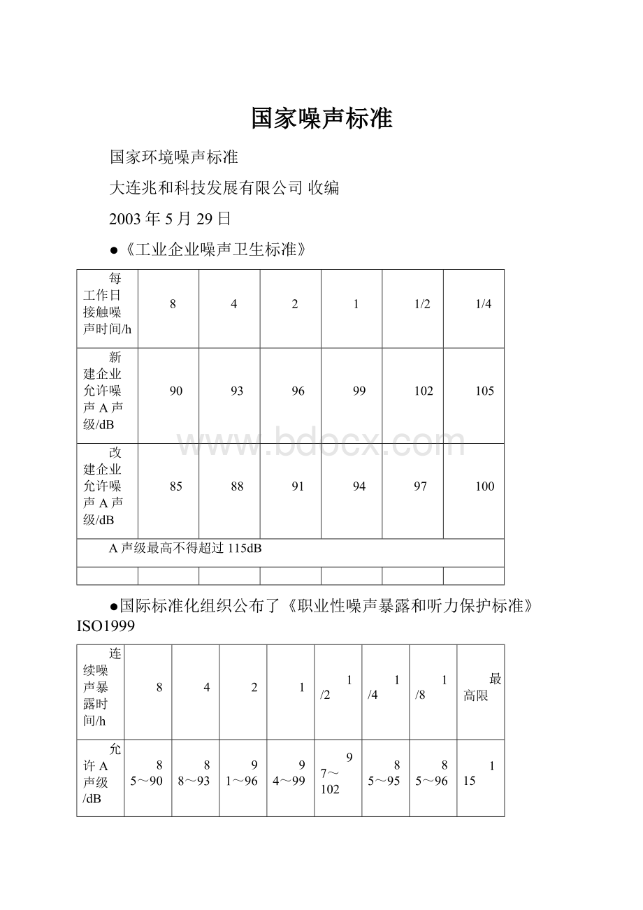 国家噪声标准.docx_第1页