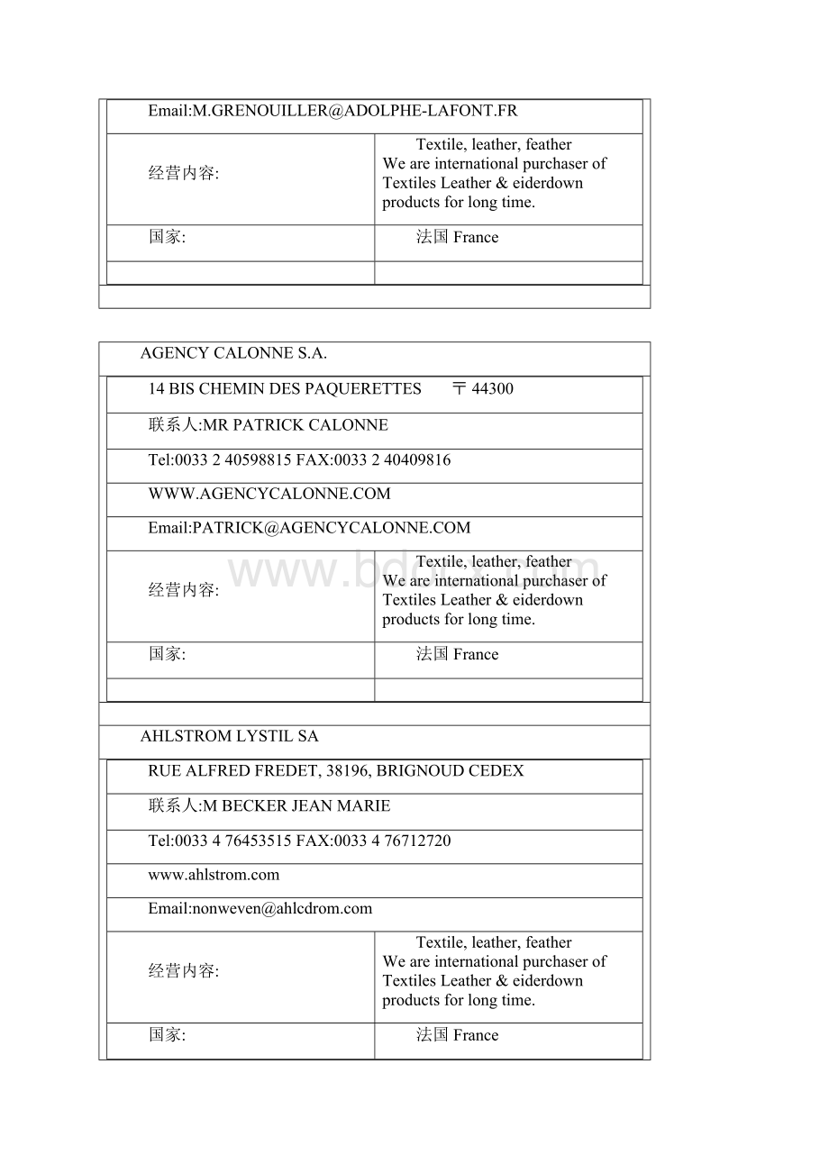 法国纺织皮革进口商一Word文档下载推荐.docx_第3页