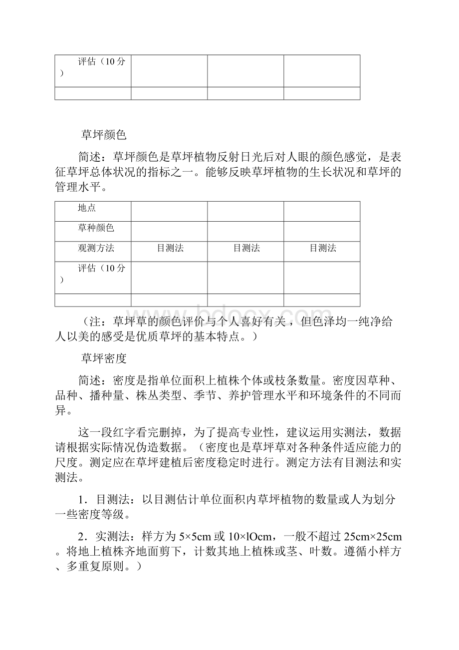 草坪高质量评定实验报告材料.docx_第3页