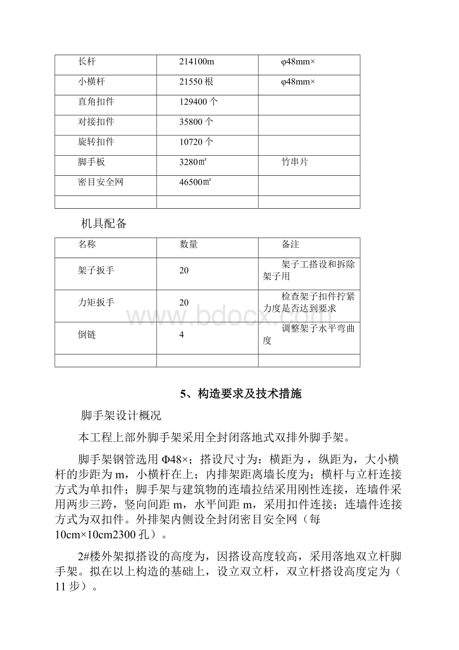 双排双立杆外脚手架施工方案.docx_第3页