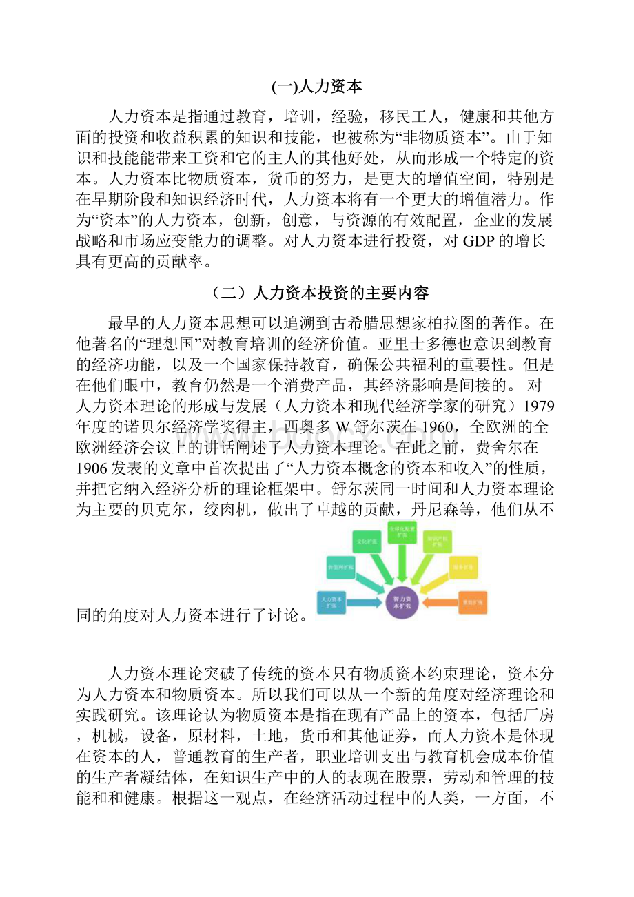 发达国家与发展中国家人力资本投资的现状研究毕业论文.docx_第2页