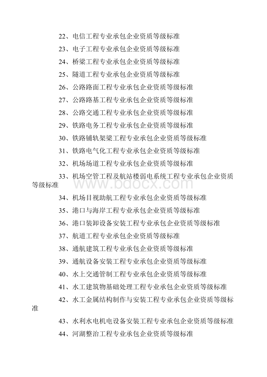 工程施工专业承包企业资质等级标准.docx_第2页