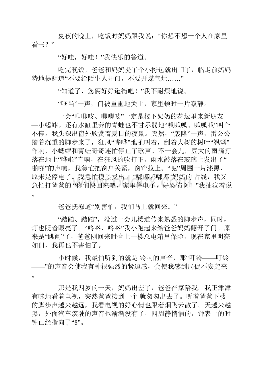 一个人在家作文精选15篇文档格式.docx_第2页