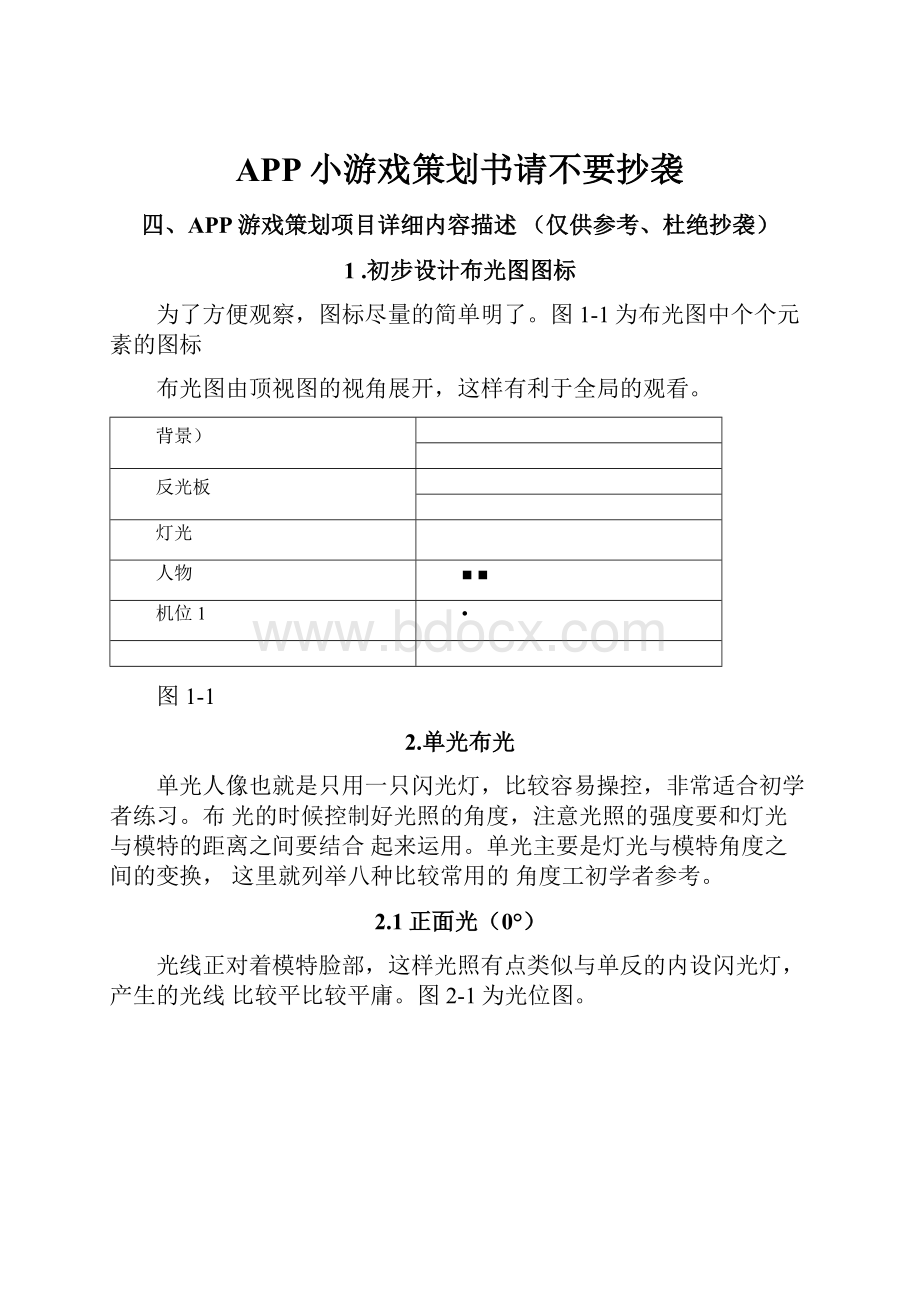 APP小游戏策划书请不要抄袭Word文件下载.docx