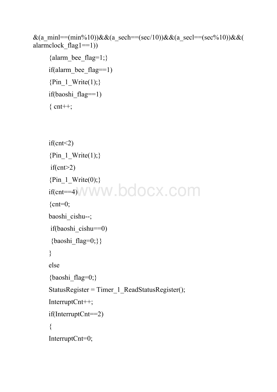 基于PSOC3的自动报时系统时钟文档格式.docx_第3页