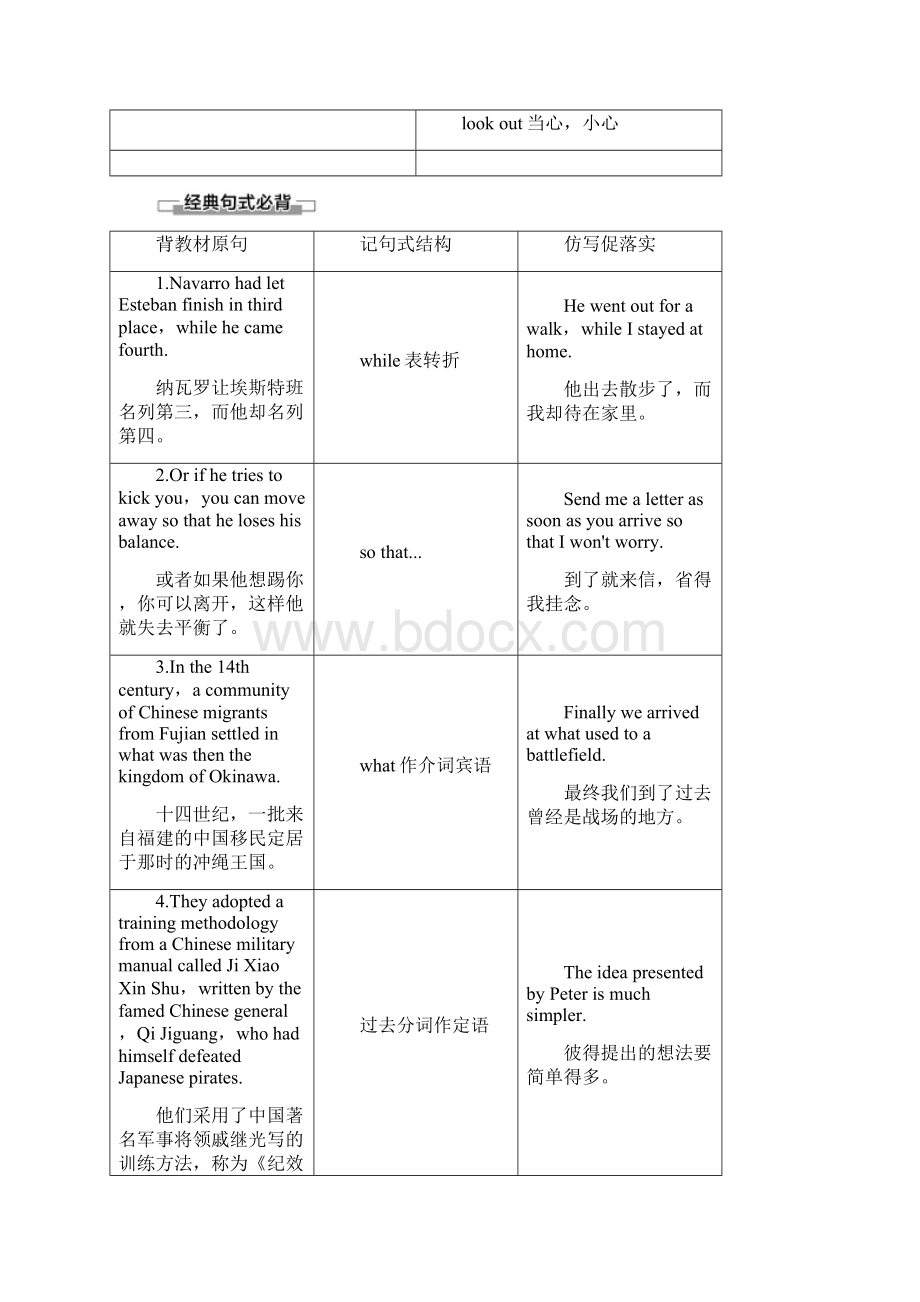 新教材北师大版新课标英语必修一讲义Unit+2+Section+Ⅵ+Language+Word格式文档下载.docx_第3页