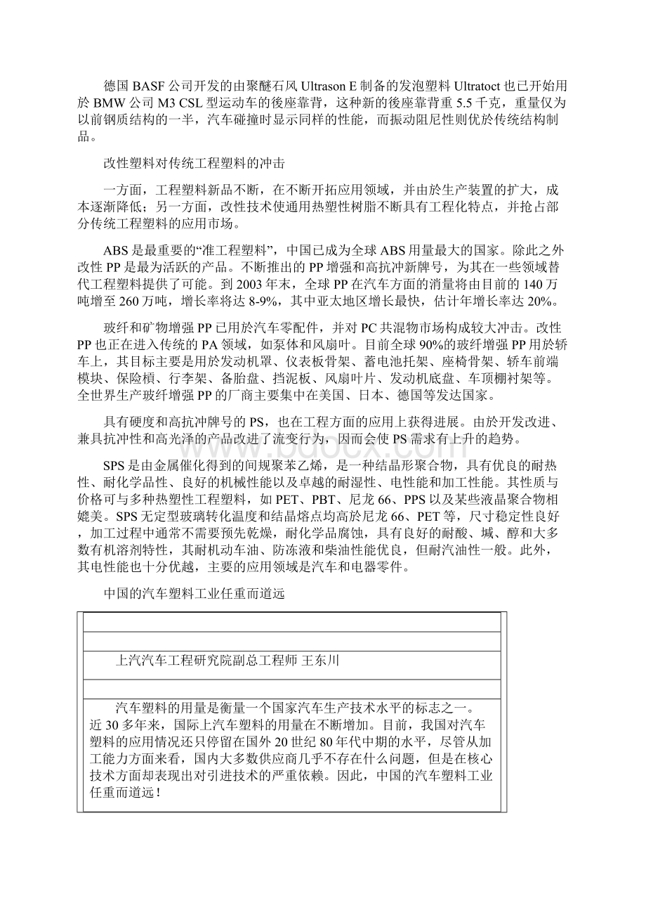 工程塑料在汽车上的应用.docx_第2页