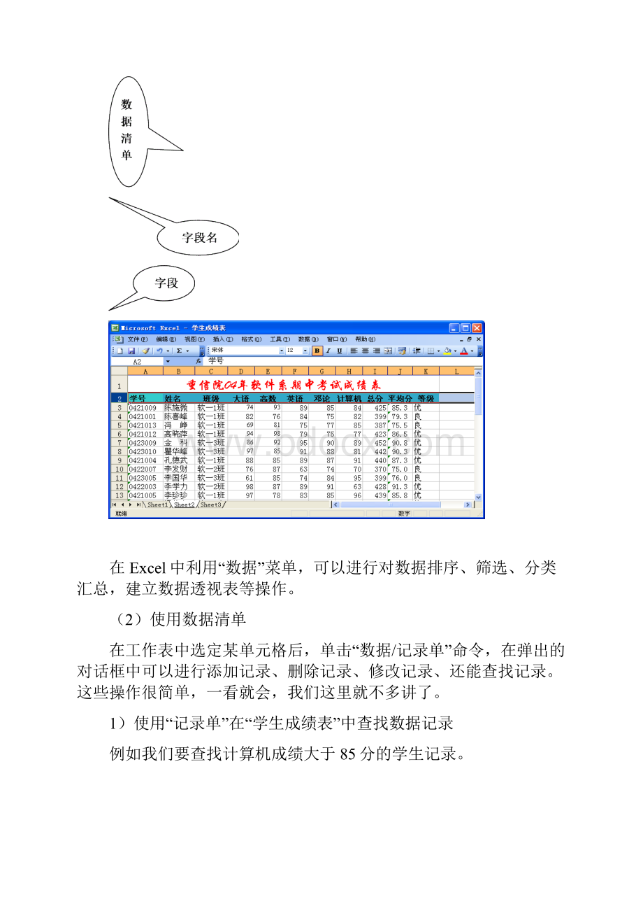 Excel数据统计与管理Word文档下载推荐.docx_第2页