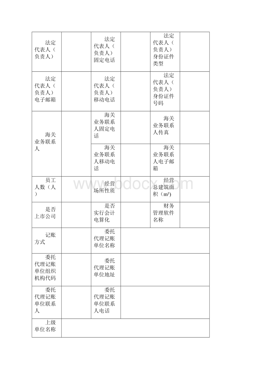 报关单位注册信息报告.docx_第3页