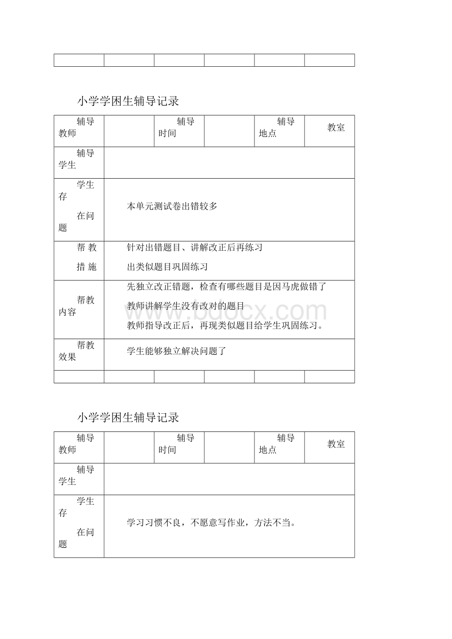 小学学困生辅导记录Word文件下载.docx_第3页