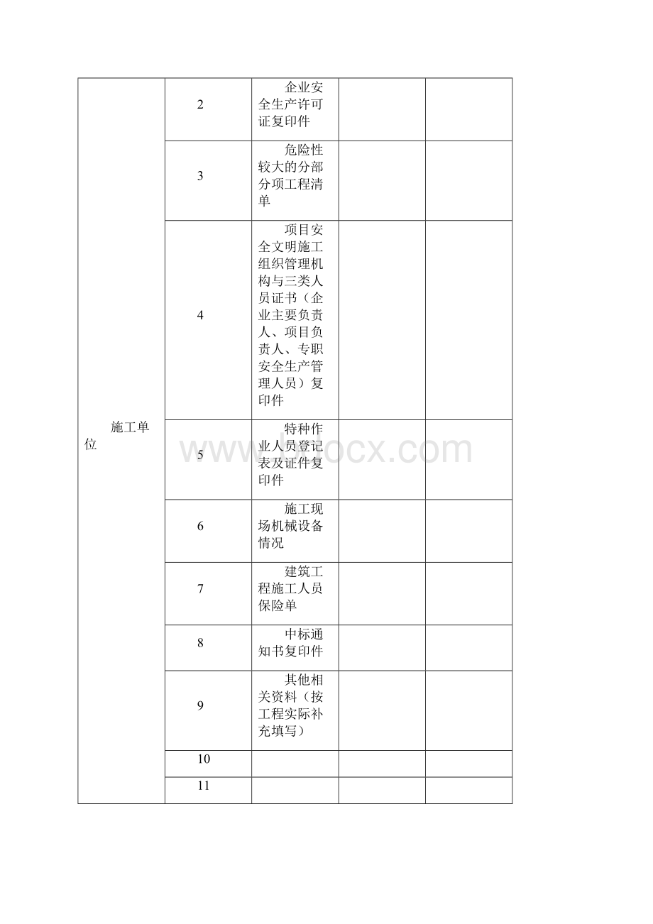 《浙江省建设工程施工现场安全管理台帐》全集14Word格式文档下载.docx_第2页