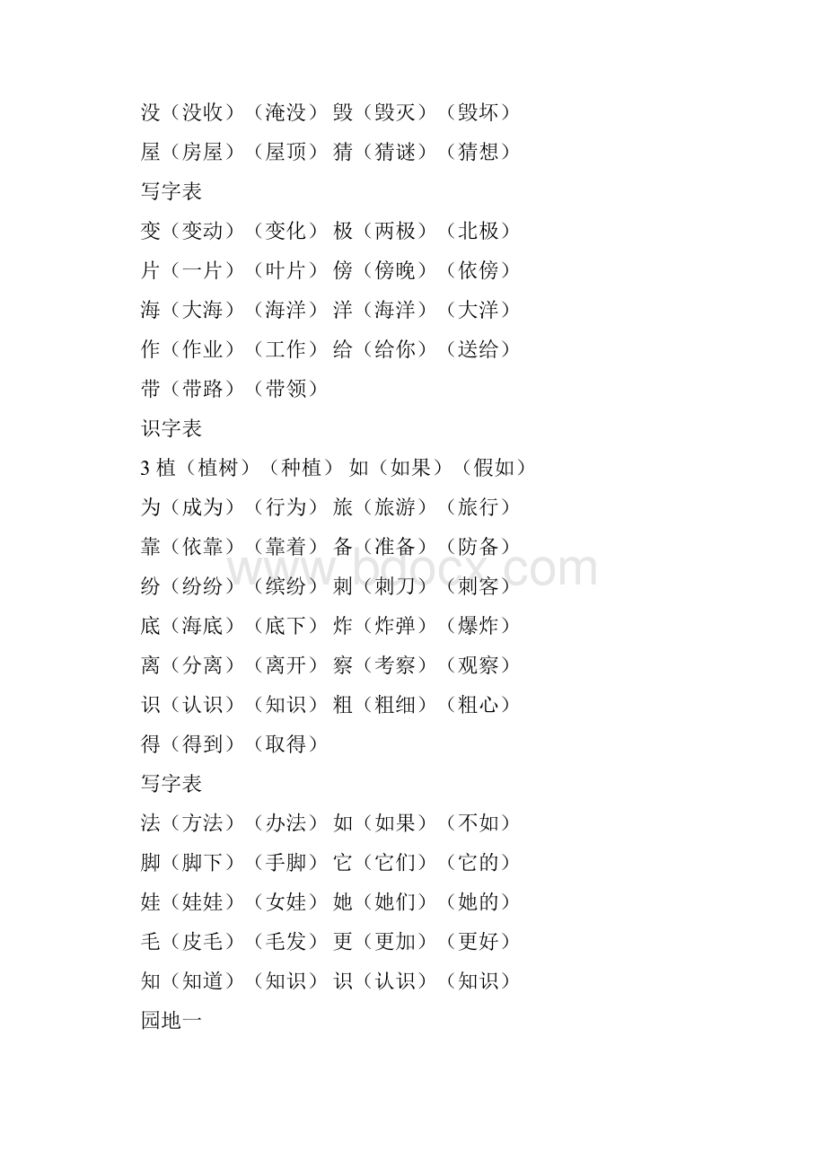 部编版二年级上册语文识字表+写字表生字组词.docx_第2页