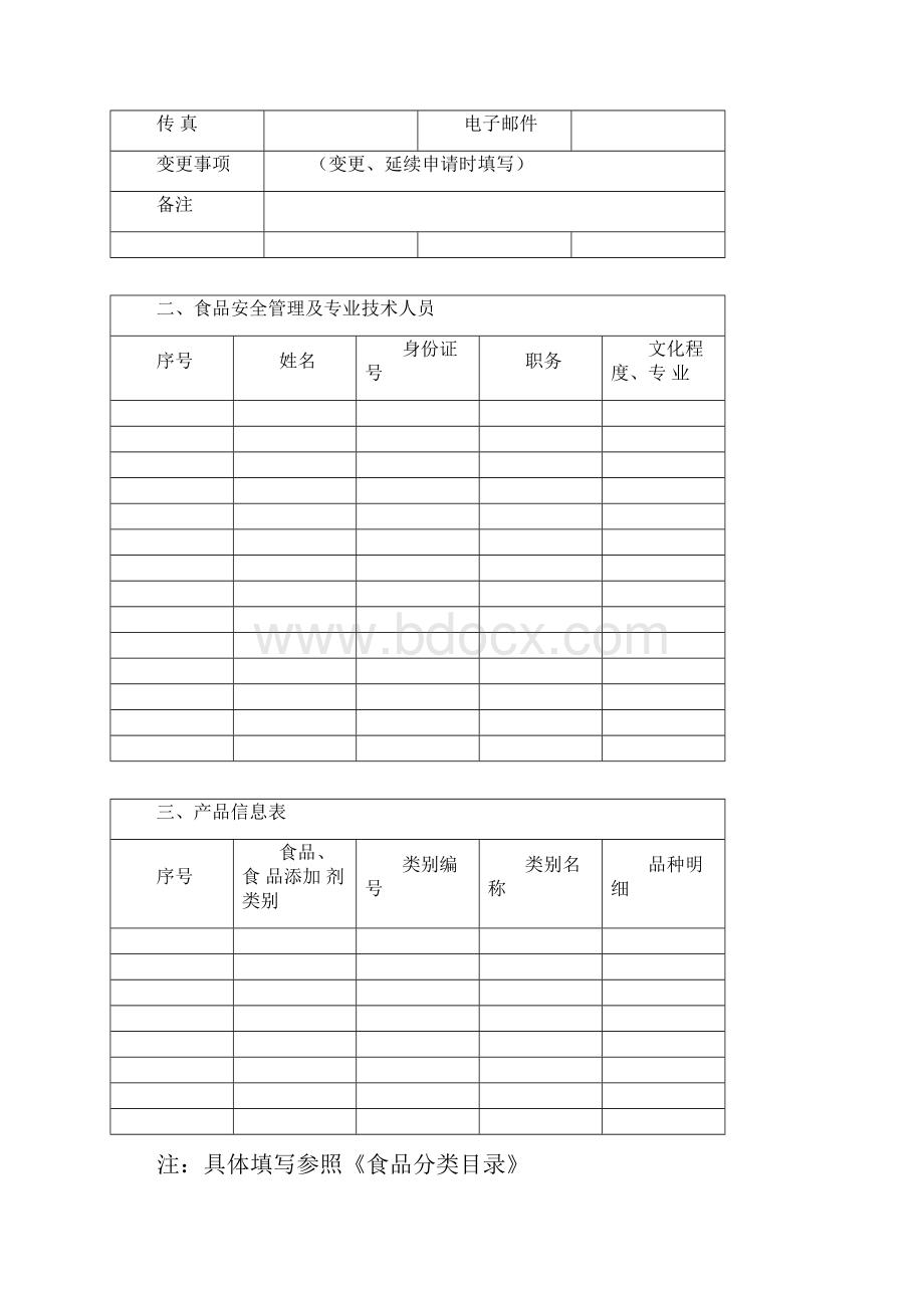 食品生产许可申请书新版示范文本.docx_第2页