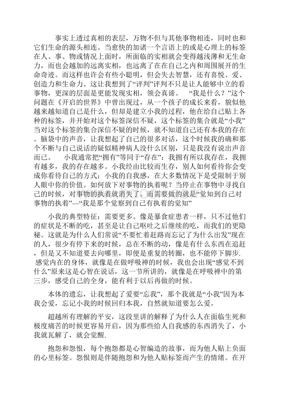 新世界灵性的觉醒读后感Word文件下载.docx_第2页